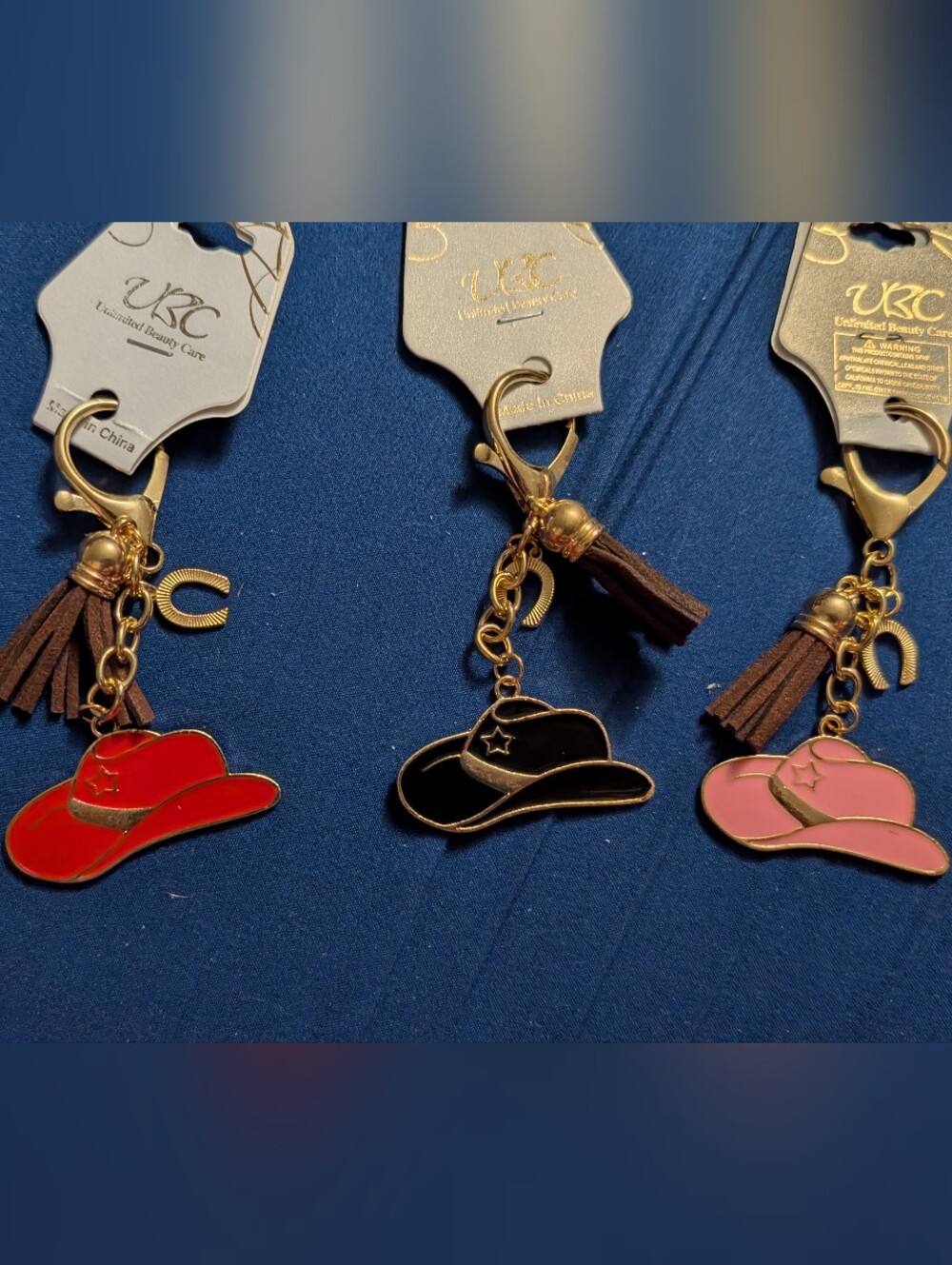 Pick 1 Cowboy Hat Keychain